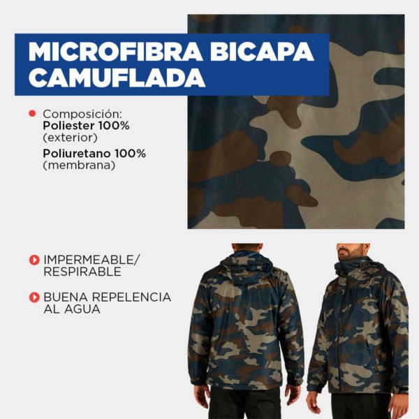 microfibra bicapa camuflada